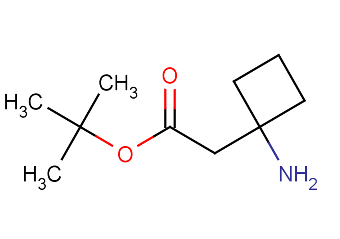 tert-butyl 2-(1-aminocyclobutyl)acetate
