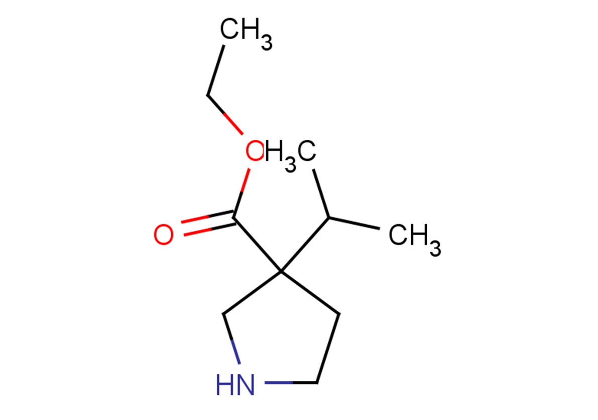 ethyl 3-(propan-2-yl)pyrrolidine-3-carboxylate