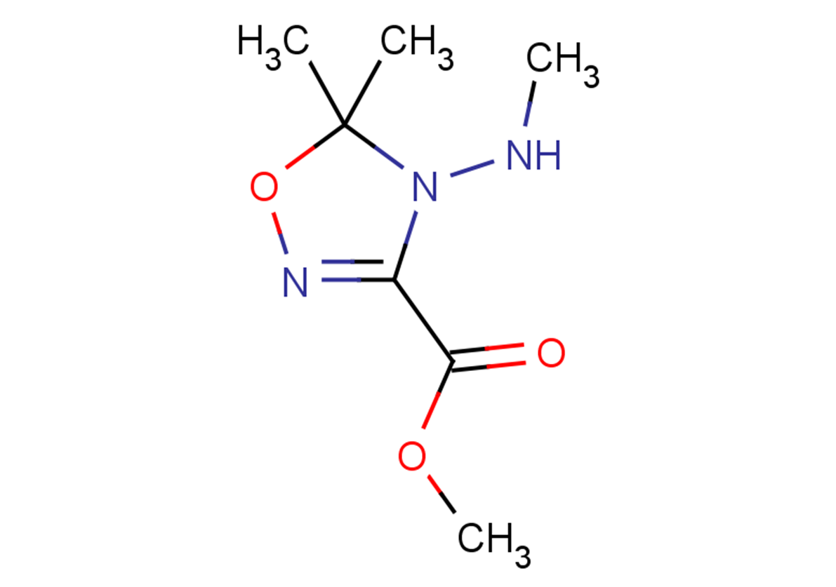 methyl 5,5-dimethyl-4-(methylamino)-4,5-dihydro-1,2,4-oxadiazole-3-carboxylate