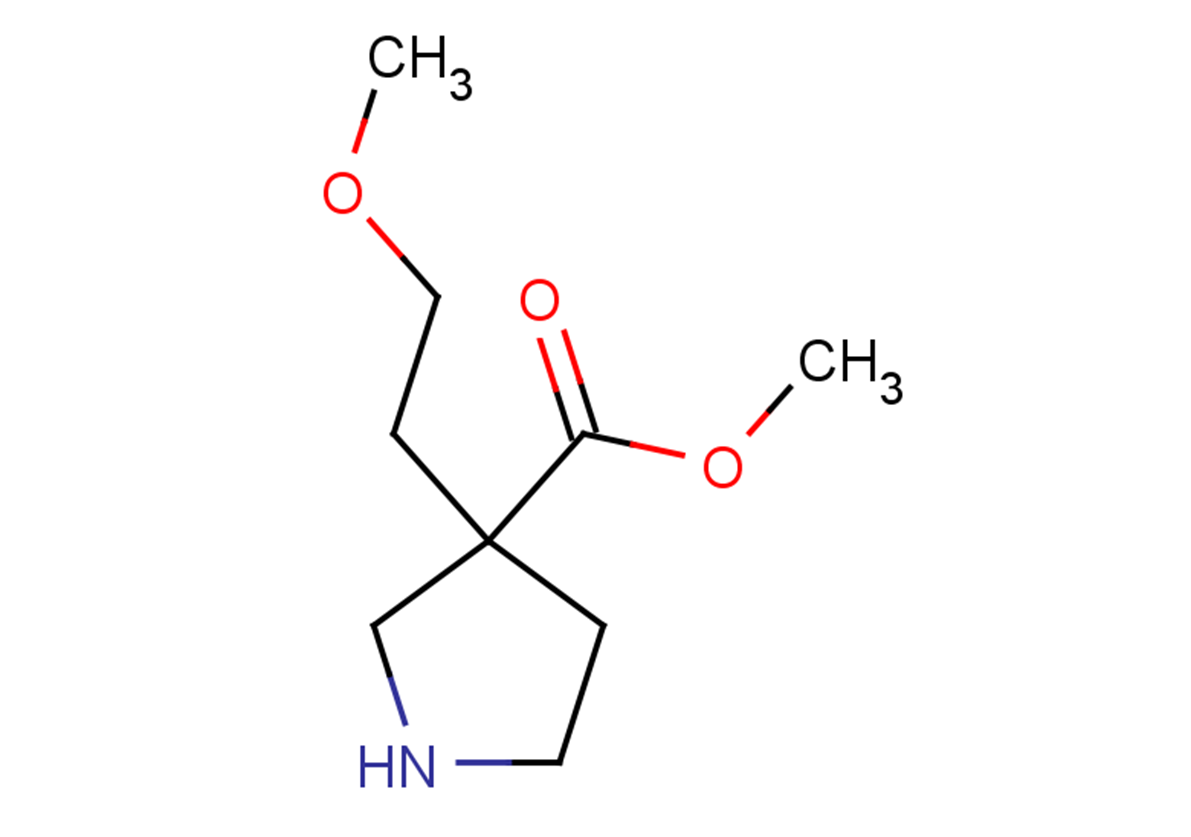 methyl 3-(2-methoxyethyl)pyrrolidine-3-carboxylate