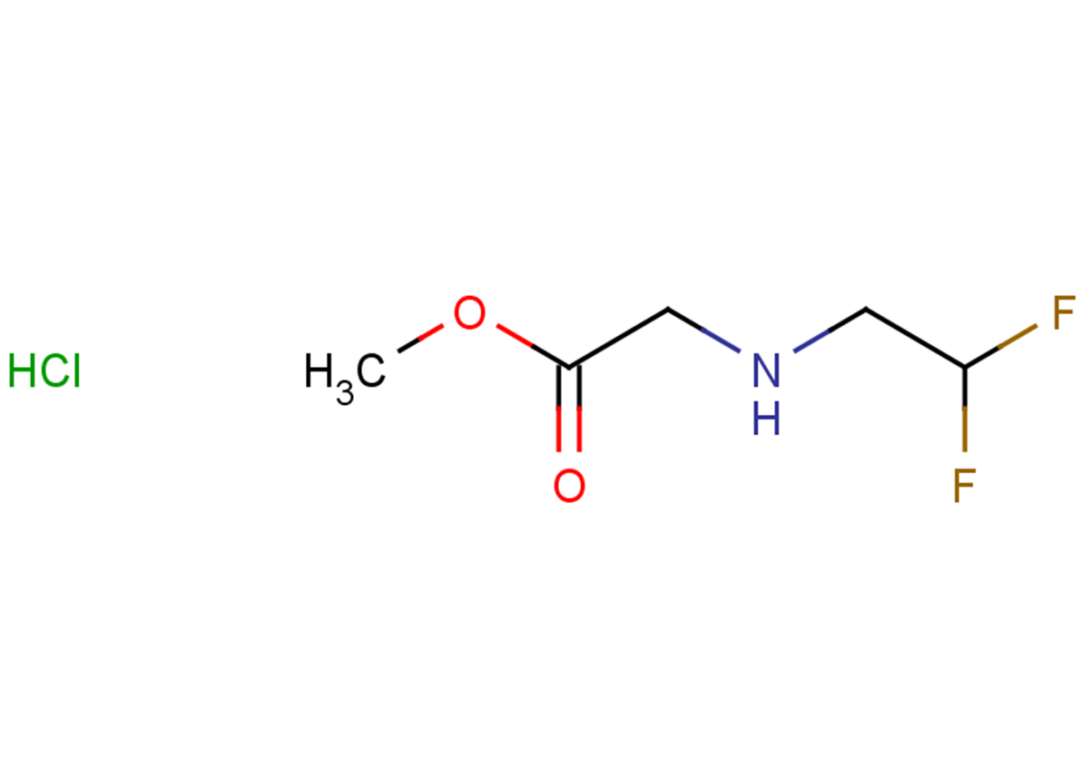 methyl 2-[(2,2-difluoroethyl)amino]acetate hydrochloride