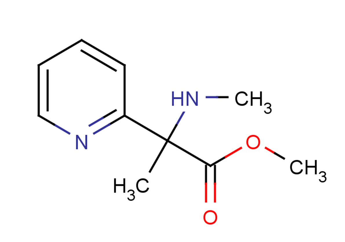methyl 2-(methylamino)-2-(pyridin-2-yl)propanoate