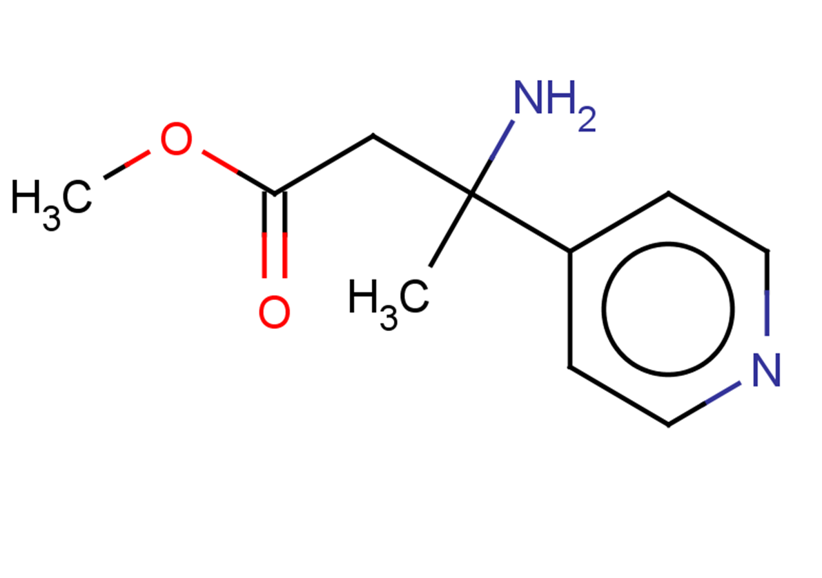 methyl 3-amino-3-(pyridin-4-yl)butanoate