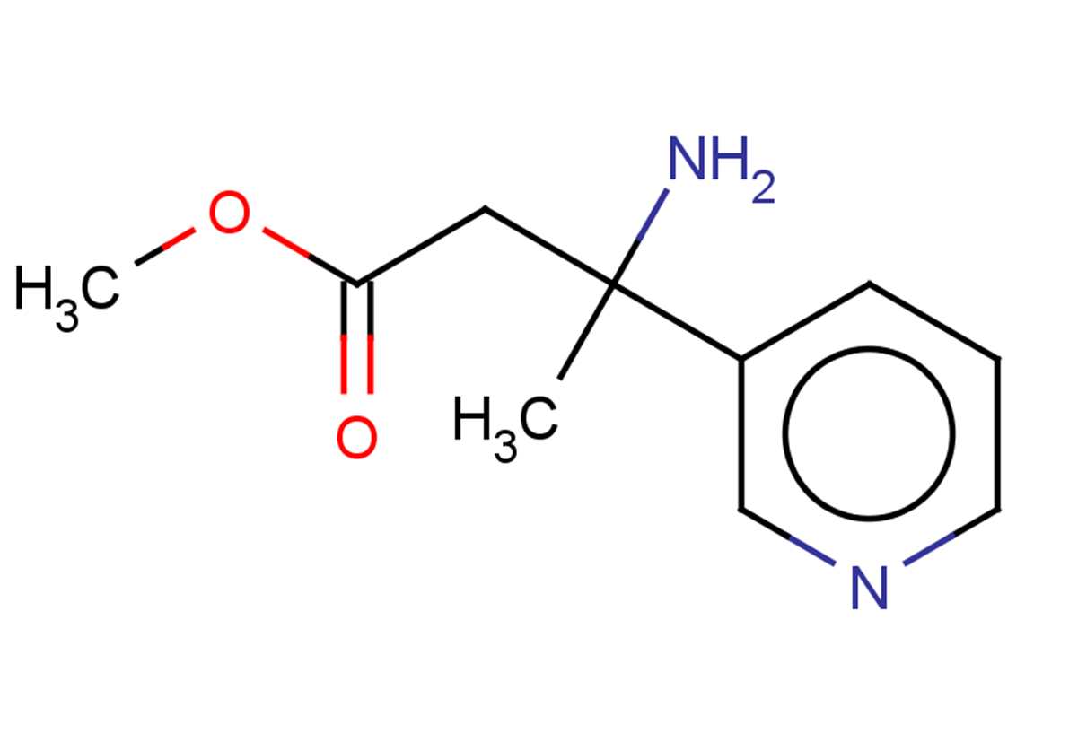 methyl 3-amino-3-(pyridin-3-yl)butanoate