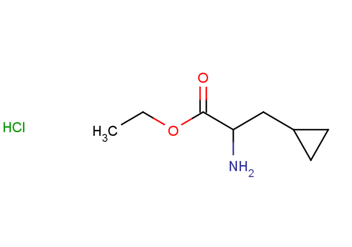 ethyl 2-amino-3-cyclopropylpropanoate hydrochloride