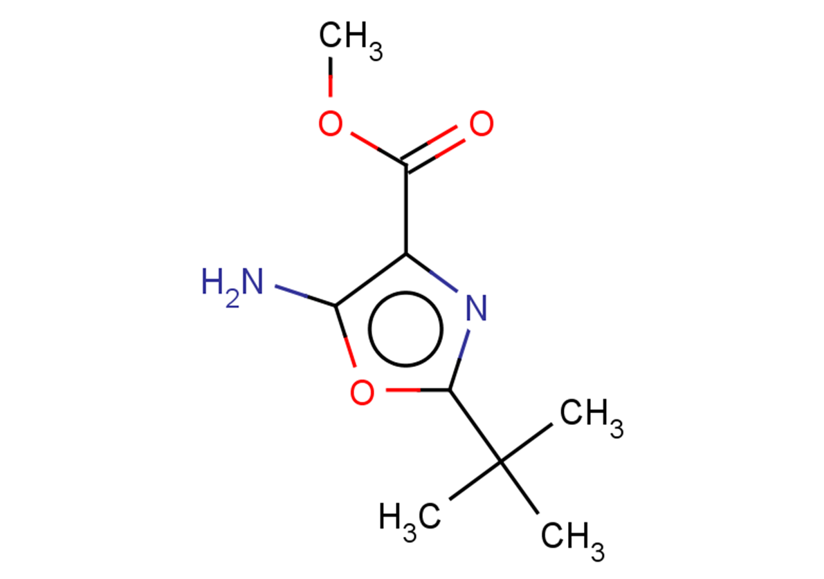 methyl 5-amino-2-tert-butyl-1,3-oxazole-4-carboxylate