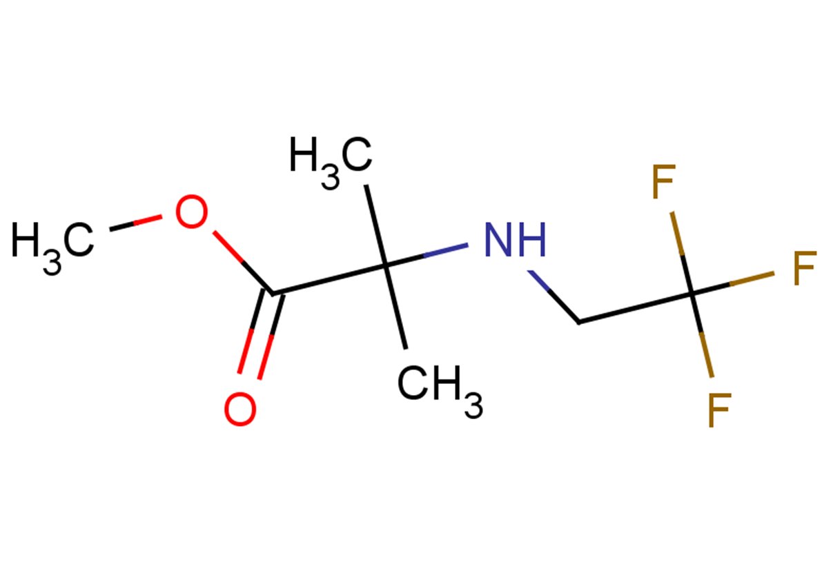 methyl 2-methyl-2-[(2,2,2-trifluoroethyl)amino]propanoate