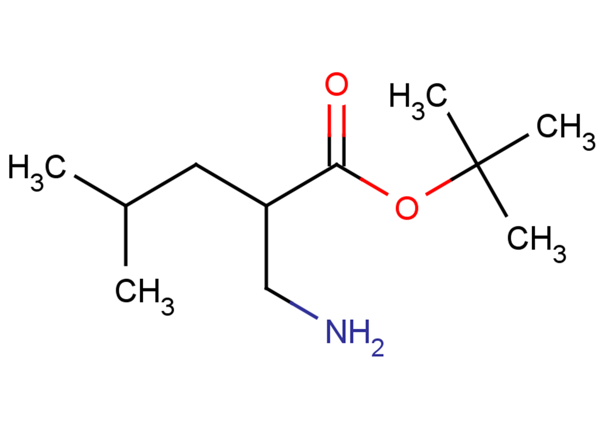 tert-butyl 2-(aminomethyl)-4-methylpentanoate