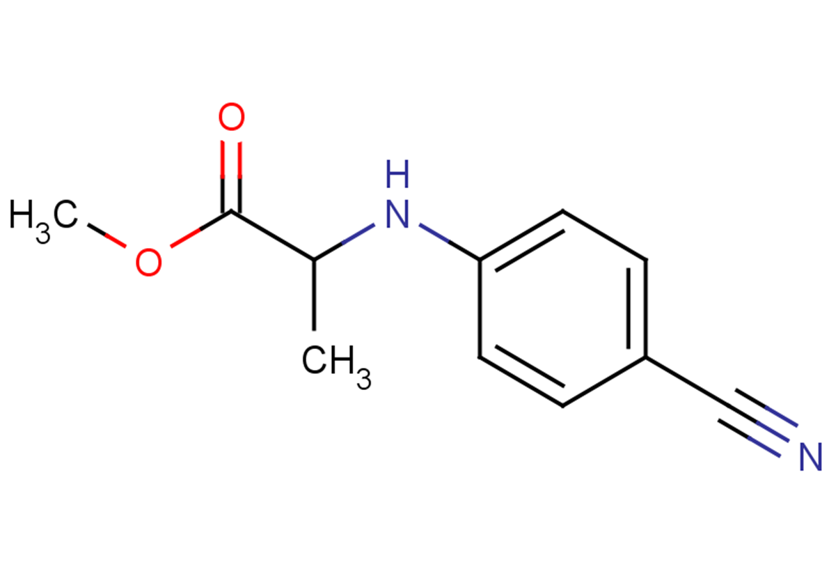 methyl 2-[(4-cyanophenyl)amino]propanoate
