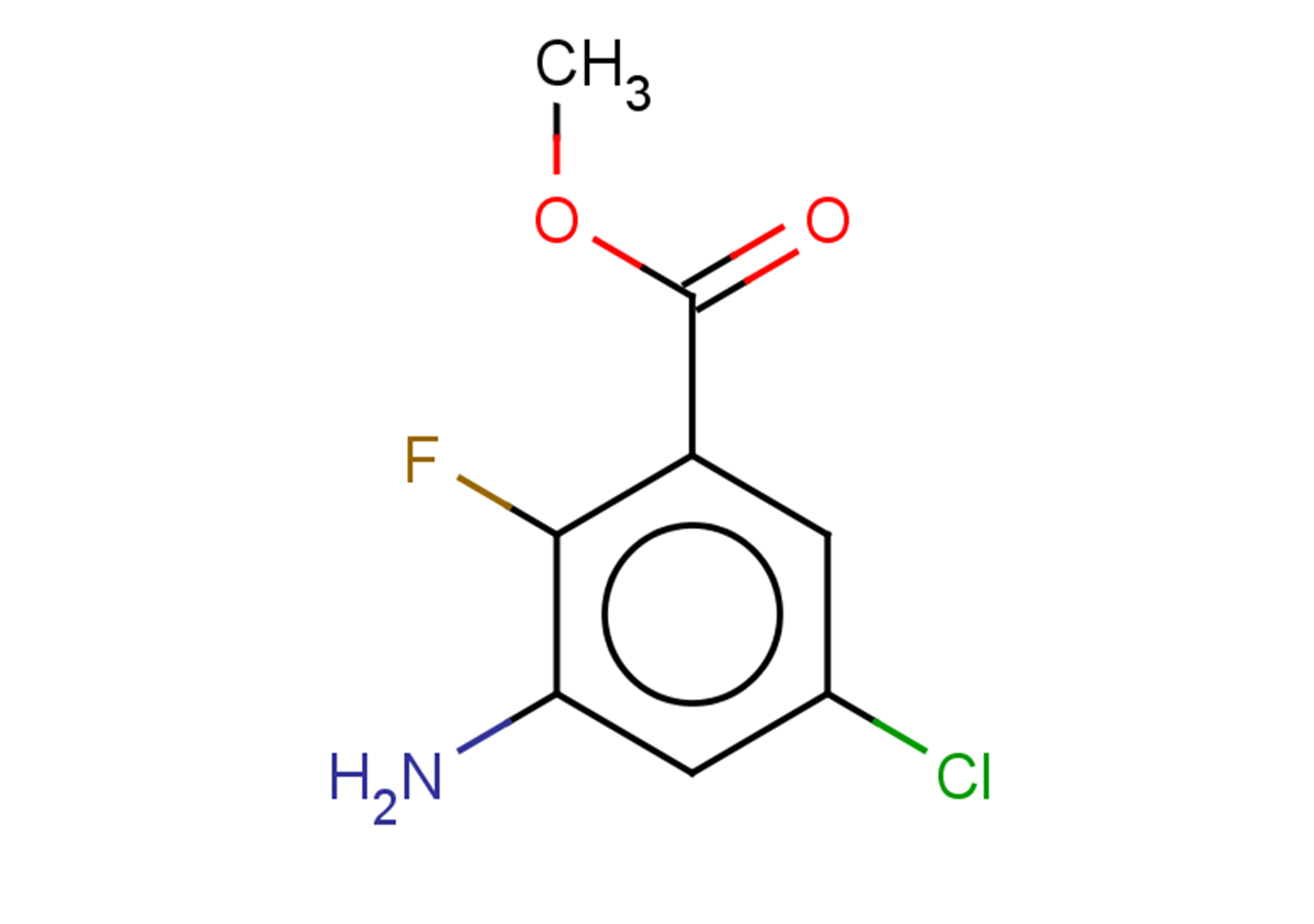 methyl 3-amino-5-chloro-2-fluorobenzoate