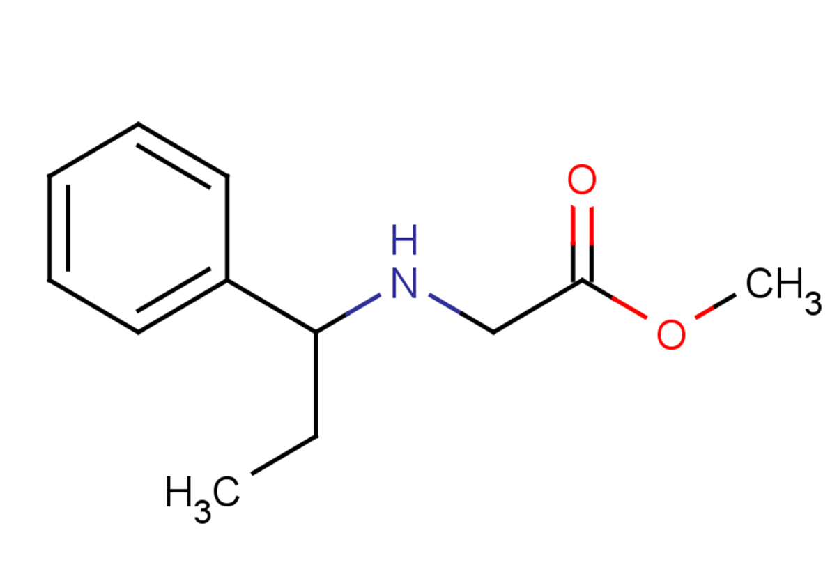 methyl 2-[(1-phenylpropyl)amino]acetate