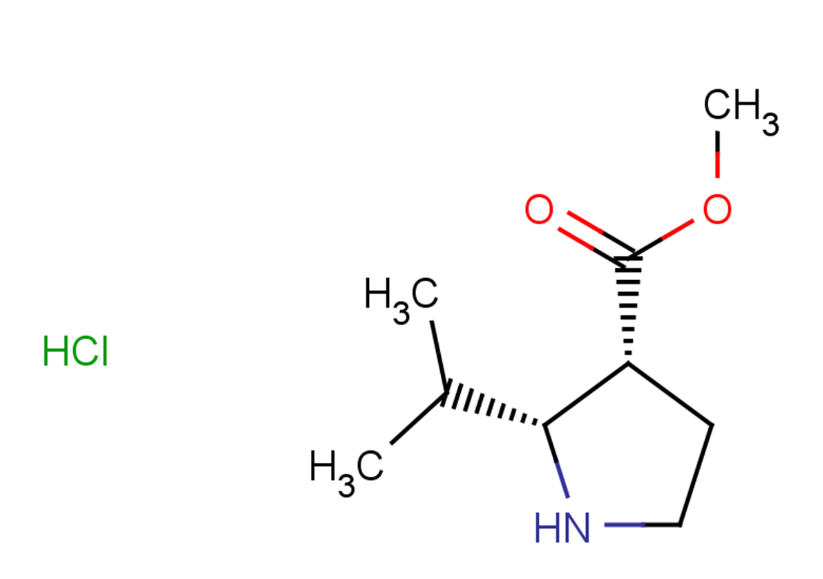 methyl (2R,3R)-2-(propan-2-yl)pyrrolidine-3-carboxylate hydrochloride