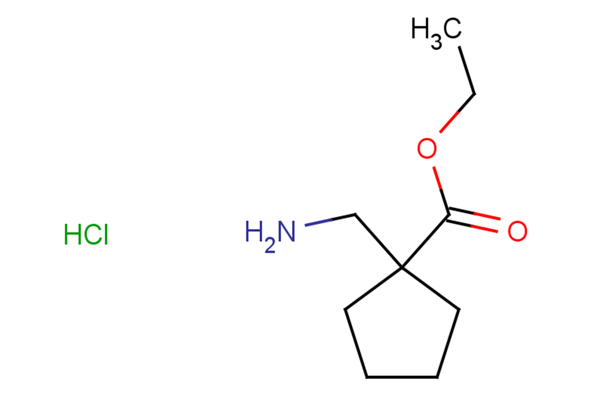 ethyl 1-(aminomethyl)cyclopentane-1-carboxylate hydrochloride