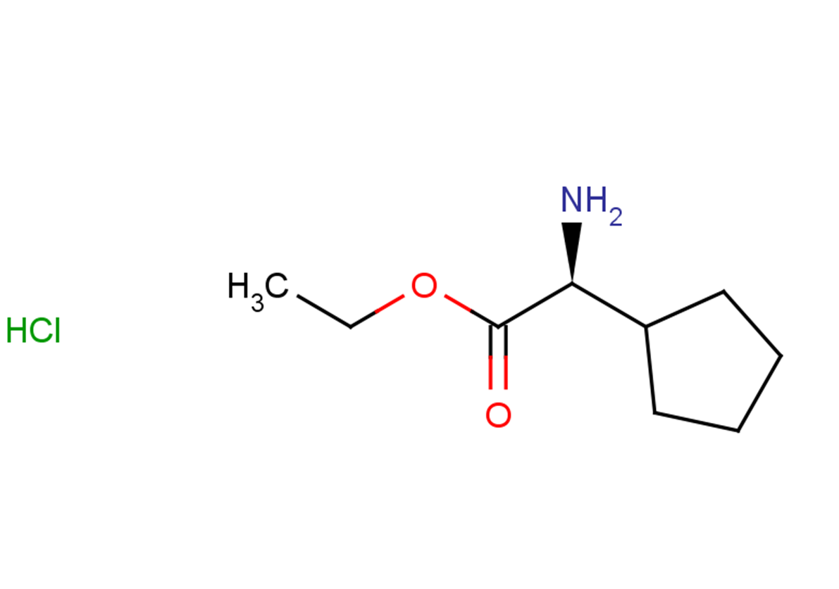 ethyl (2S)-2-amino-2-cyclopentylacetate hydrochloride