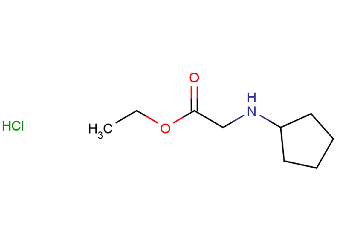 ethyl 2-(cyclopentylamino)acetate hydrochloride