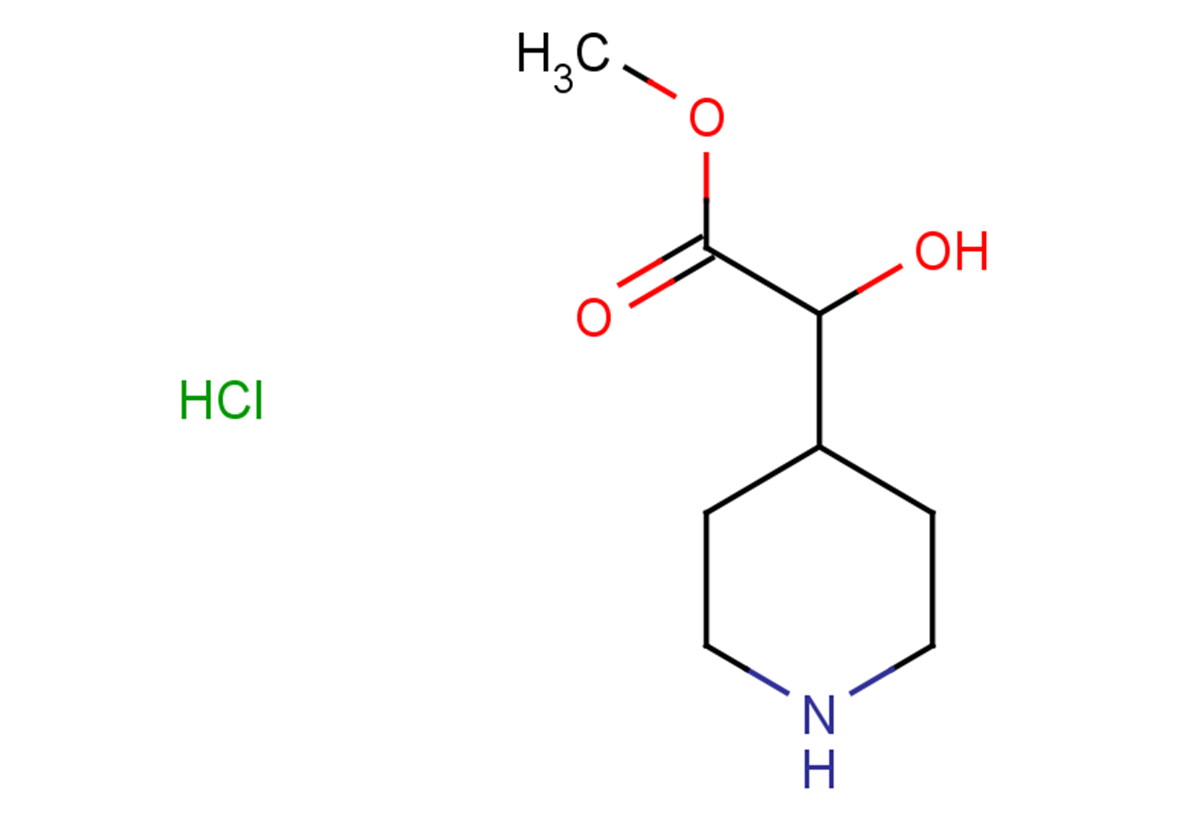 methyl 2-hydroxy-2-(piperidin-4-yl)acetate hydrochloride