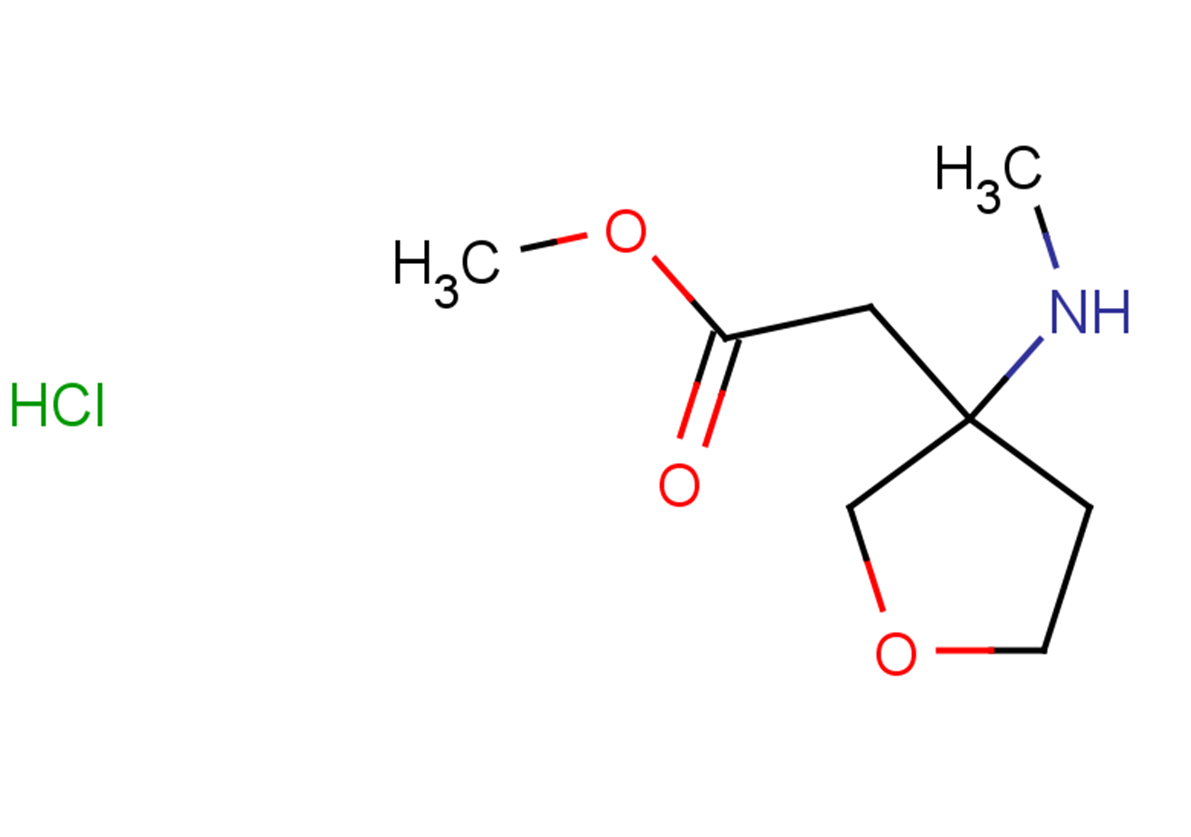 methyl 2-[3-(methylamino)oxolan-3-yl]acetate hydrochloride