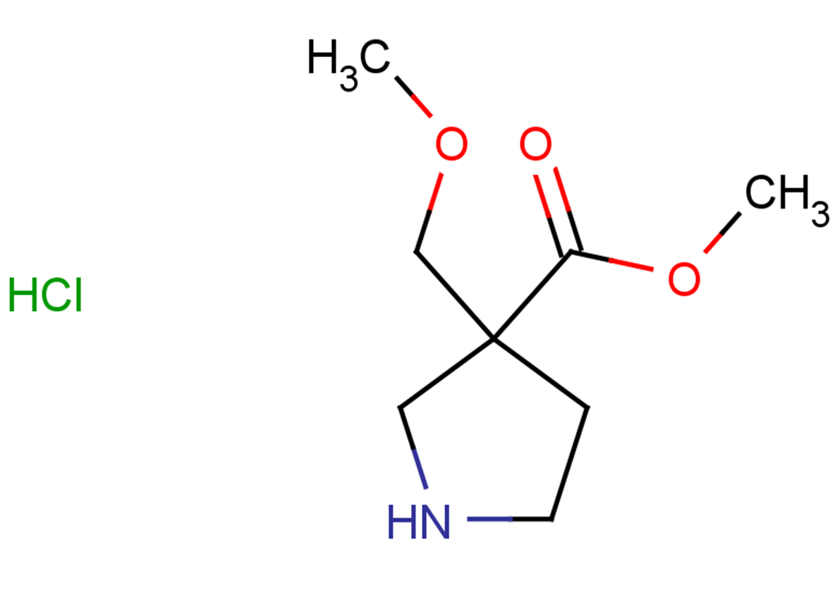 methyl 3-(methoxymethyl)pyrrolidine-3-carboxylate hydrochloride