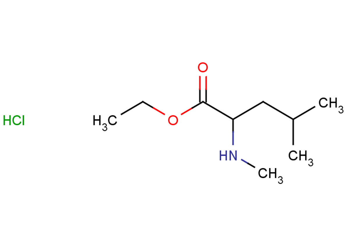 ethyl 4-methyl-2-(methylamino)pentanoate hydrochloride