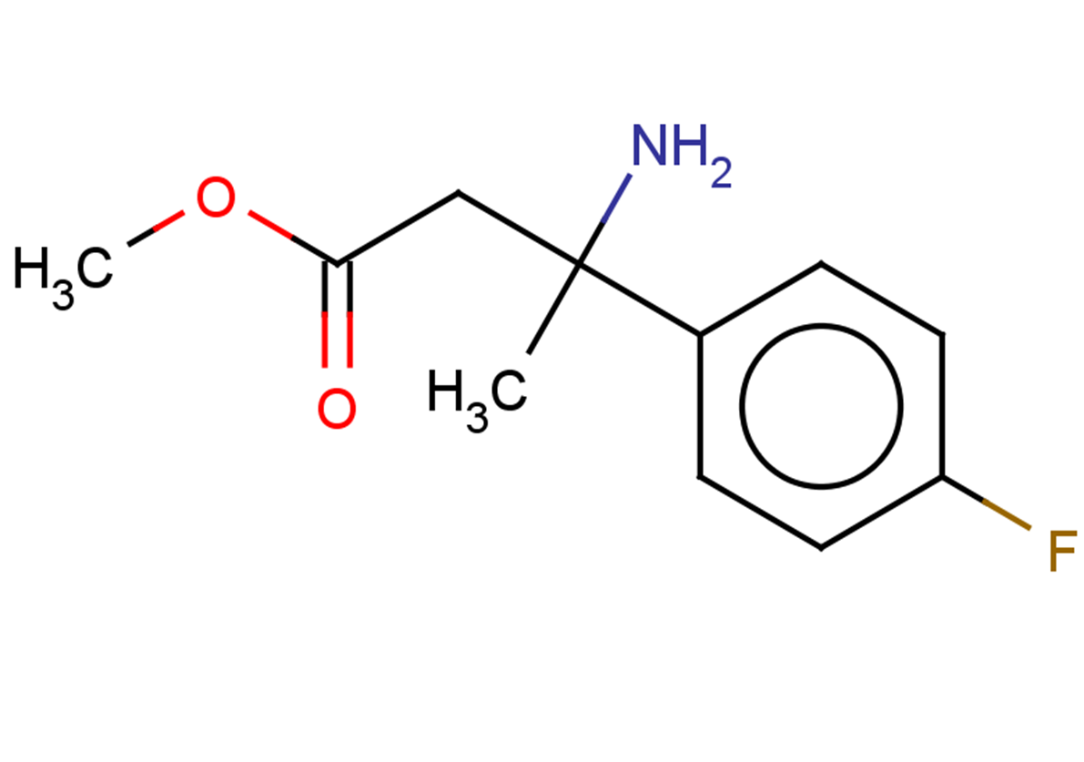 methyl 3-amino-3-(4-fluorophenyl)butanoate