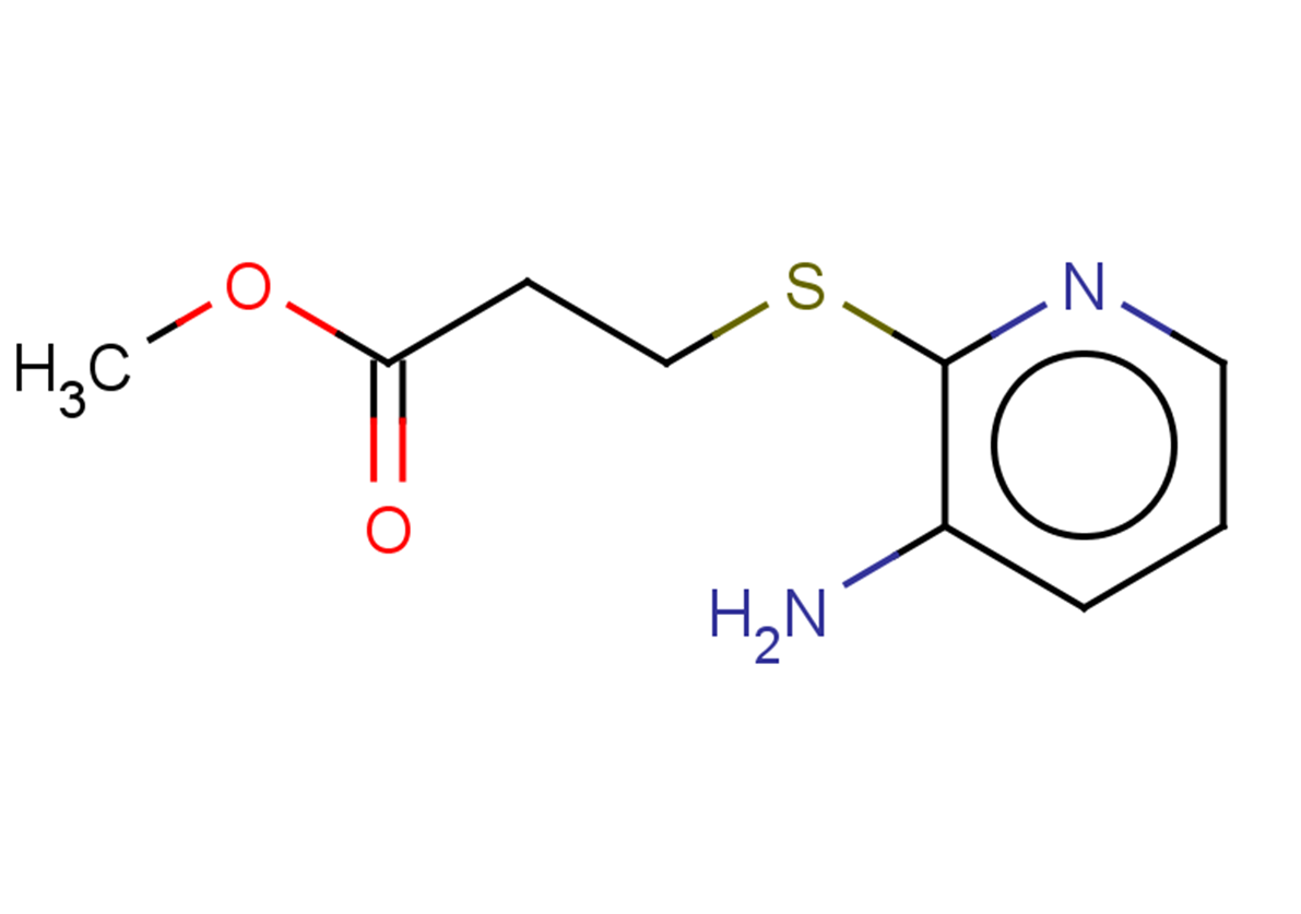 methyl 3-[(3-aminopyridin-2-yl)sulfanyl]propanoate