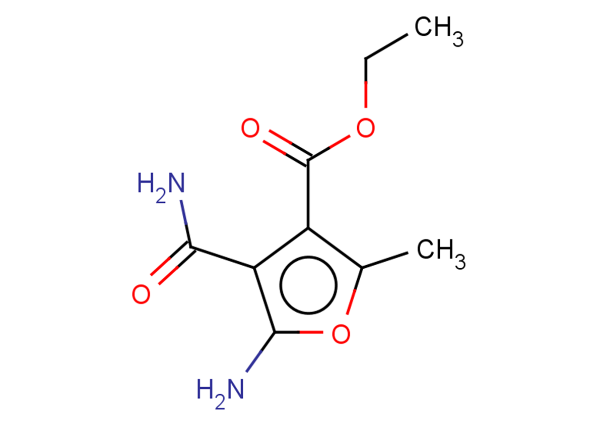 ethyl 5-amino-4-carbamoyl-2-methylfuran-3-carboxylate