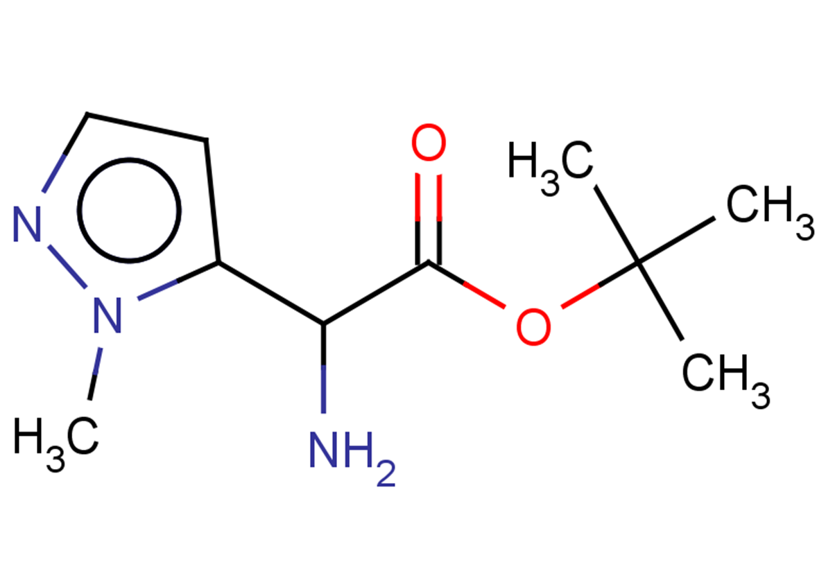 tert-butyl 2-amino-2-(1-methyl-1H-pyrazol-5-yl)acetate