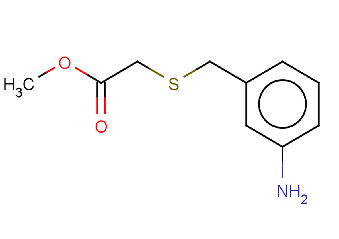 methyl 2-{[(3-aminophenyl)methyl]sulfanyl}acetate