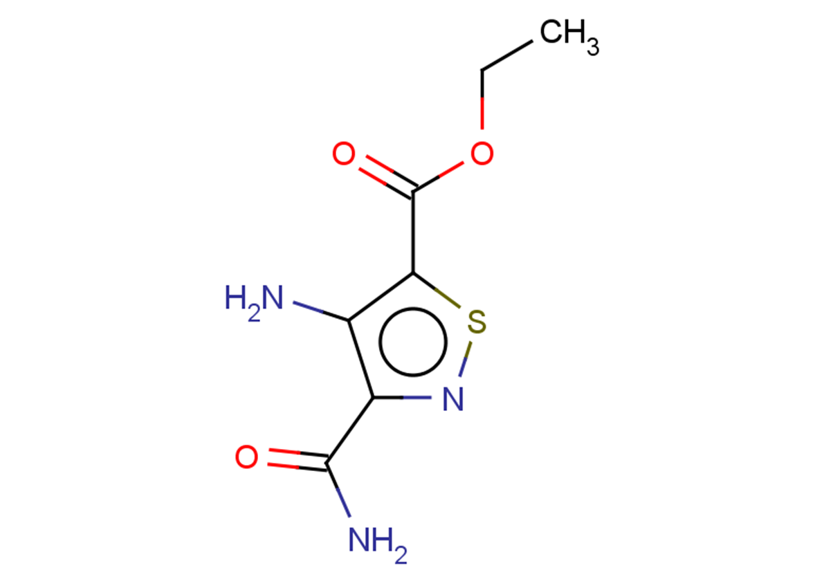 ethyl 4-amino-3-carbamoyl-1,2-thiazole-5-carboxylate
