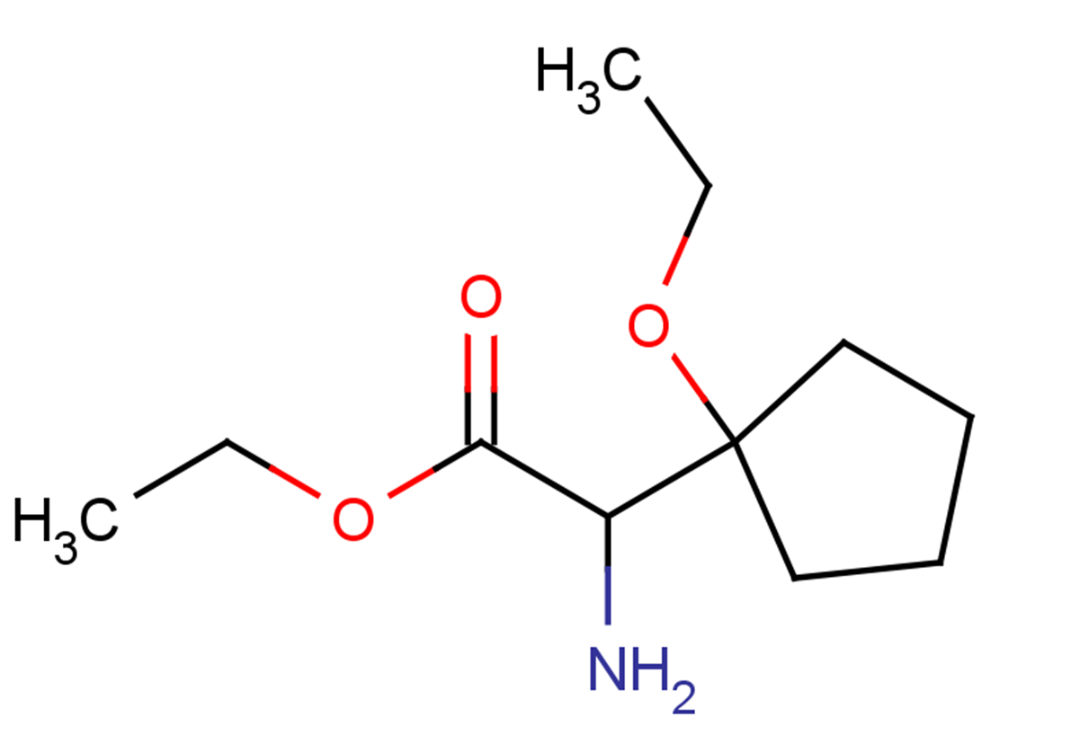 ethyl 2-amino-2-(1-ethoxycyclopentyl)acetate