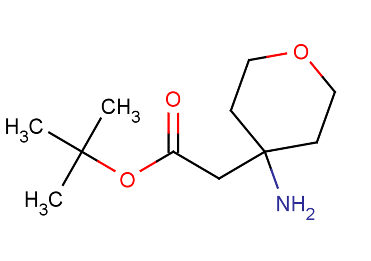 tert-butyl 2-(4-aminooxan-4-yl)acetate