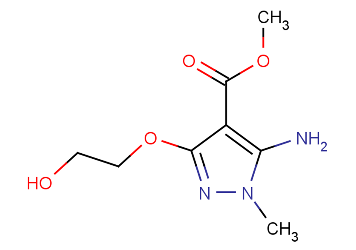 methyl 5-amino-3-(2-hydroxyethoxy)-1-methyl-1H-pyrazole-4-carboxylate