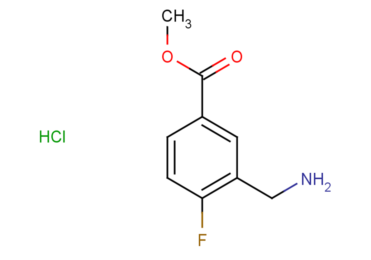 methyl 3-(aminomethyl)-4-fluorobenzoate hydrochloride