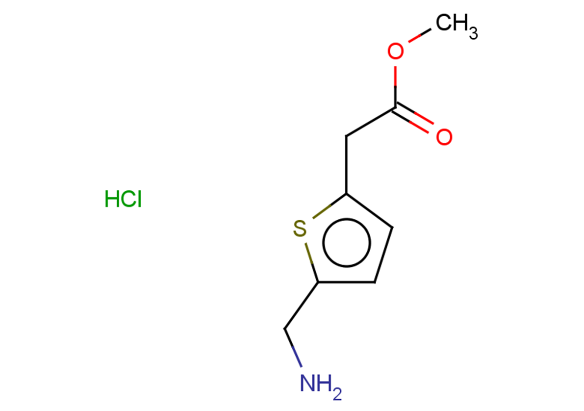 methyl 2-[5-(aminomethyl)thiophen-2-yl]acetate hydrochloride
