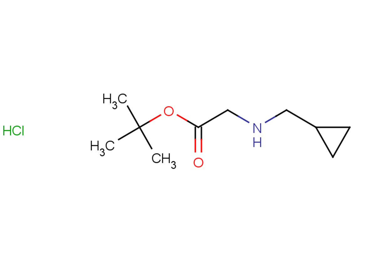 tert-butyl 2-[(cyclopropylmethyl)amino]acetate hydrochloride