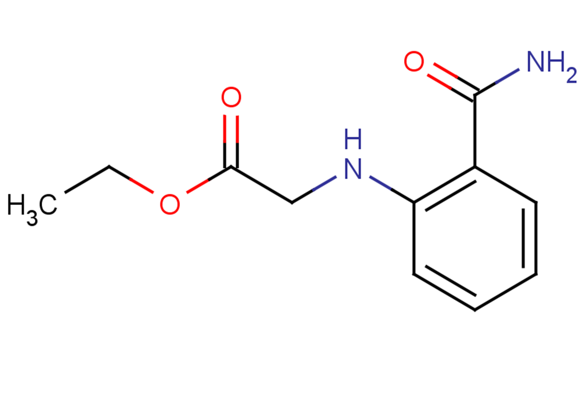 ethyl 2-[(2-carbamoylphenyl)amino]acetate
