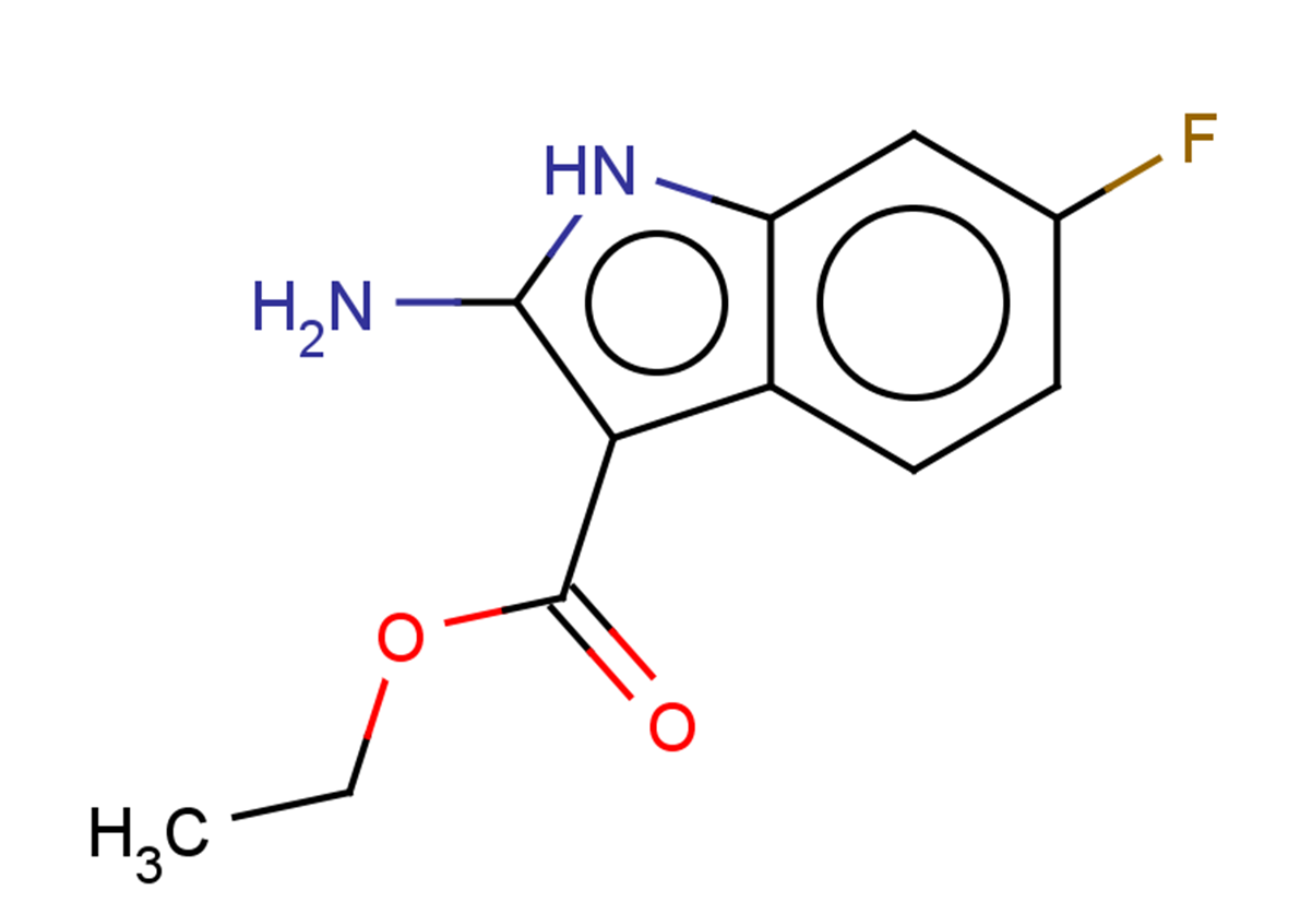 ethyl 2-amino-6-fluoro-1H-indole-3-carboxylate