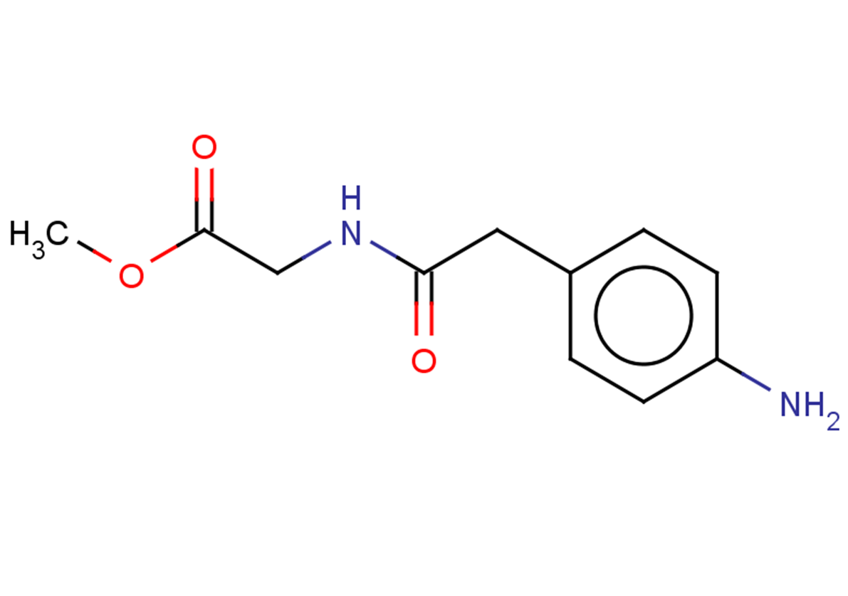 methyl 2-[2-(4-aminophenyl)acetamido]acetate
