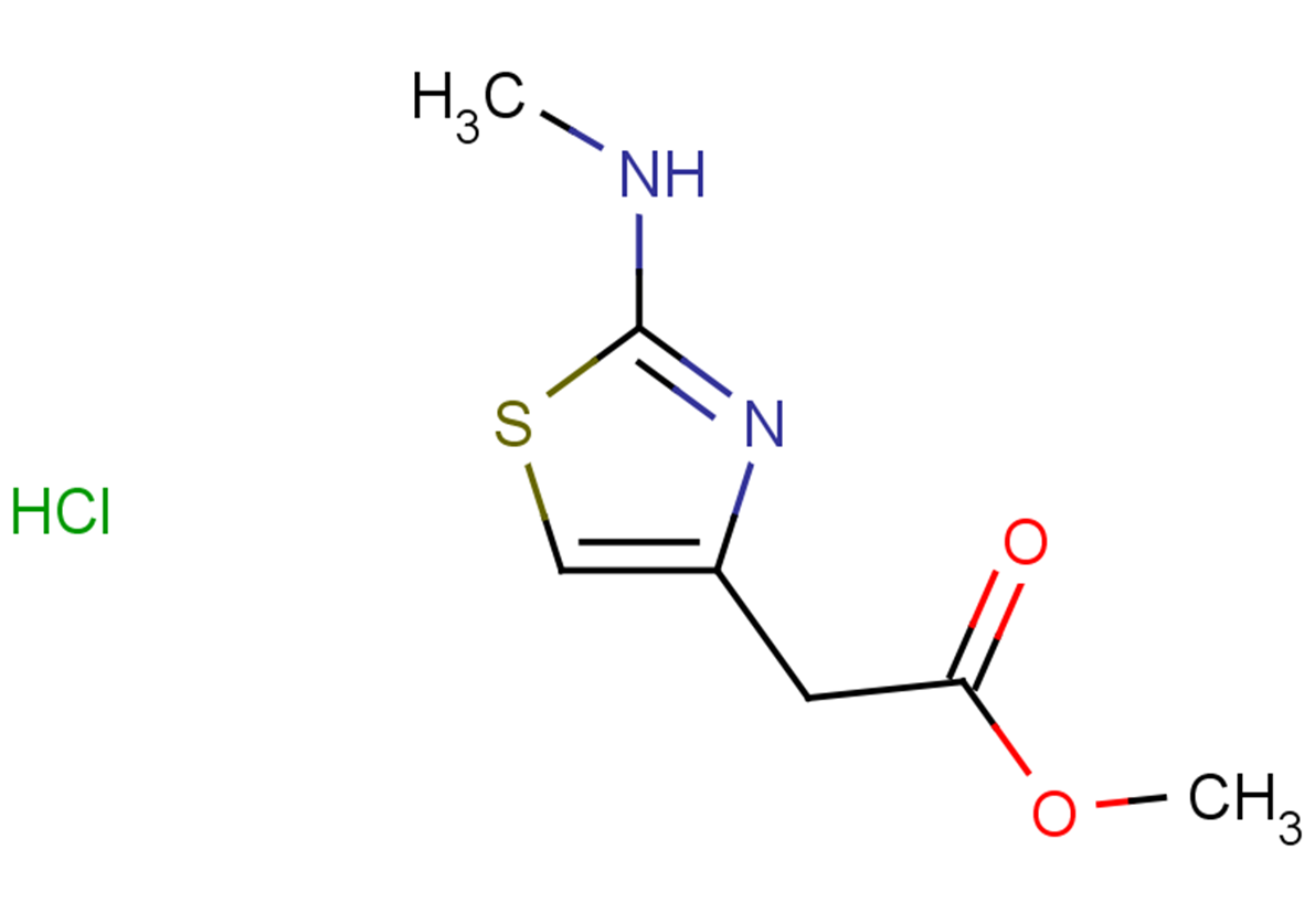 methyl 2-[2-(methylamino)-1,3-thiazol-4-yl]acetate hydrochloride