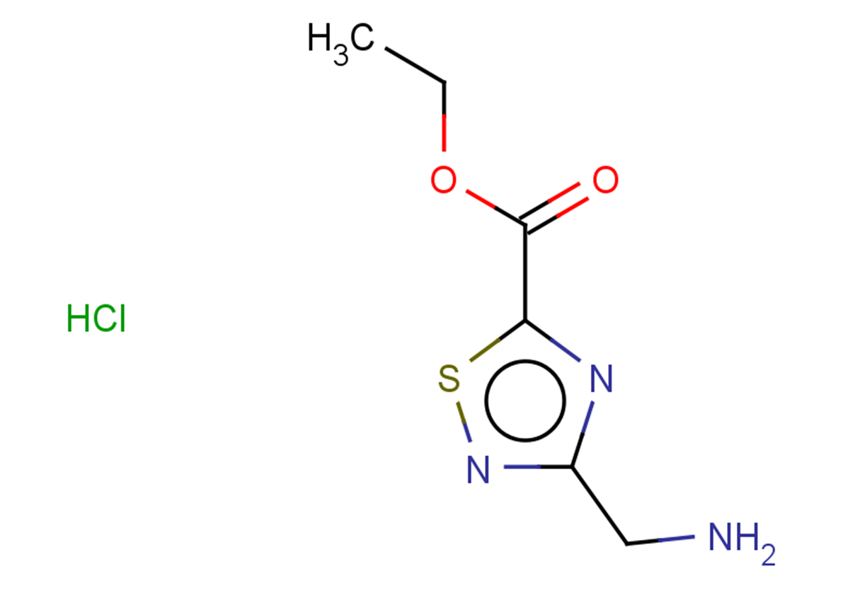 ethyl 3-(aminomethyl)-1,2,4-thiadiazole-5-carboxylate hydrochloride