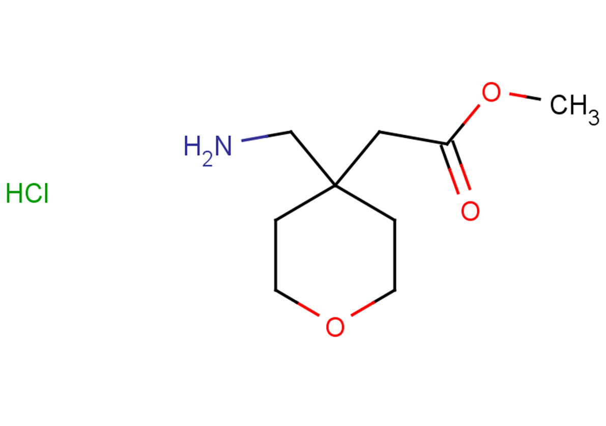 methyl 2-[4-(aminomethyl)oxan-4-yl]acetate hydrochloride