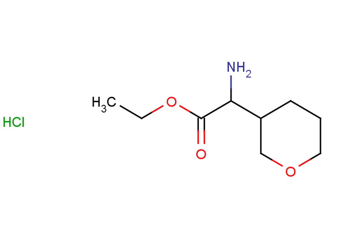 ethyl 2-amino-2-(oxan-3-yl)acetate hydrochloride