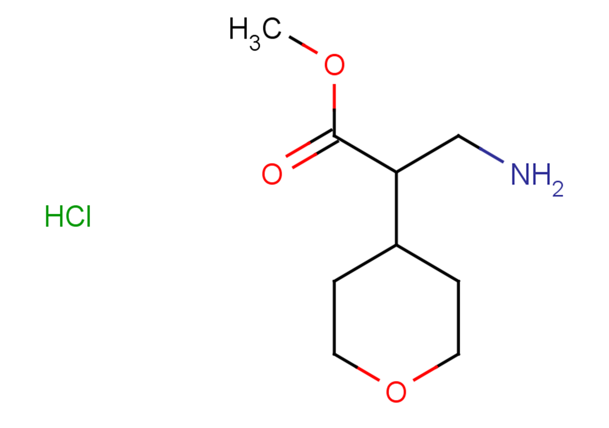 methyl 3-amino-2-(oxan-4-yl)propanoate hydrochloride