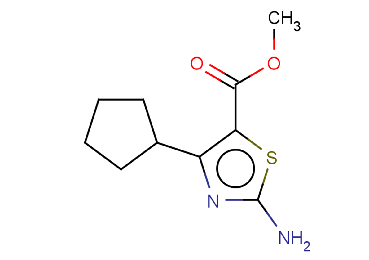 methyl 2-amino-4-cyclopentyl-1,3-thiazole-5-carboxylate