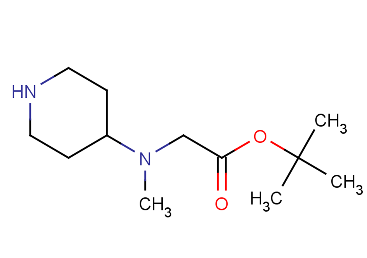 tert-butyl 2-[methyl(piperidin-4-yl)amino]acetate