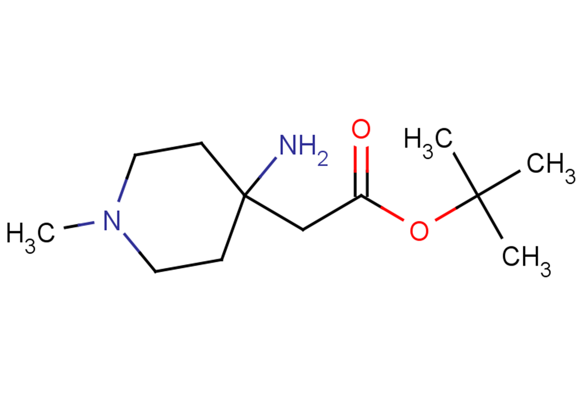 tert-butyl 2-(4-amino-1-methylpiperidin-4-yl)acetate