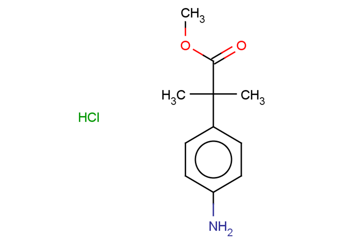 methyl 2-(4-aminophenyl)-2-methylpropanoate hydrochloride