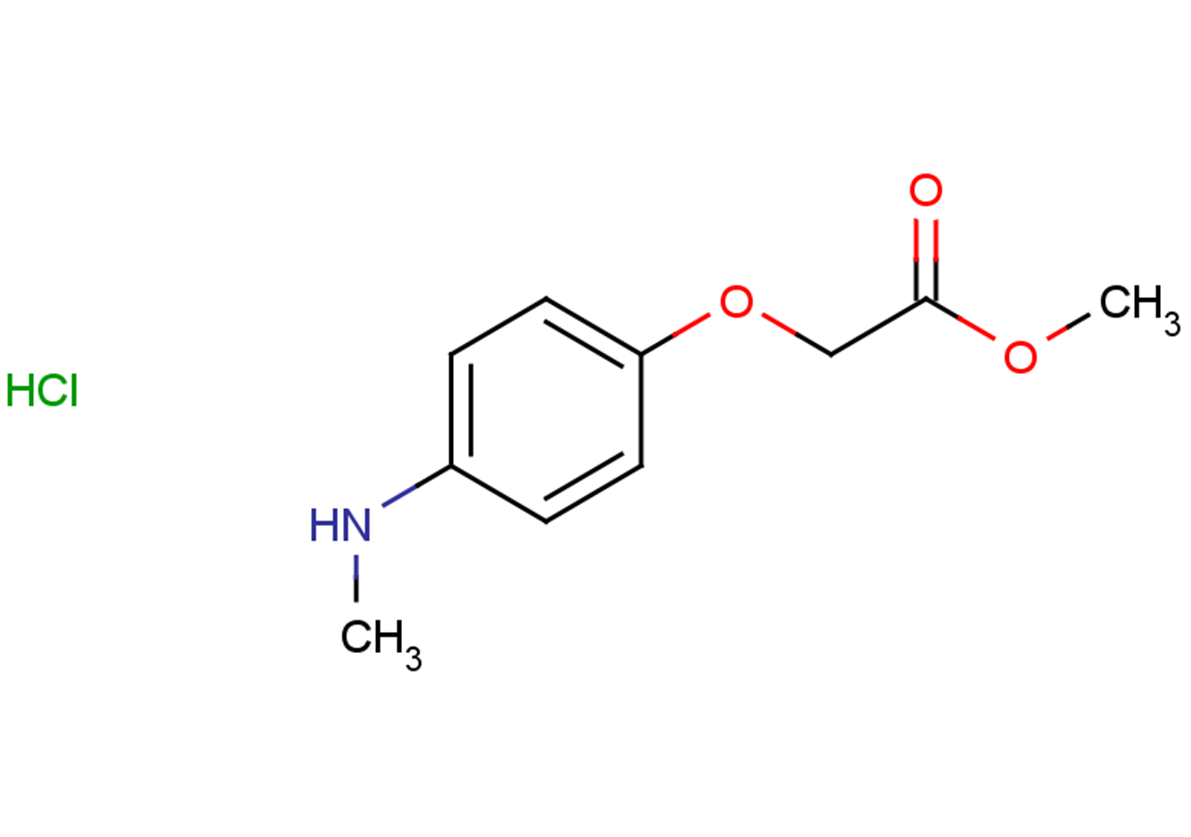 methyl 2-[4-(methylamino)phenoxy]acetate hydrochloride
