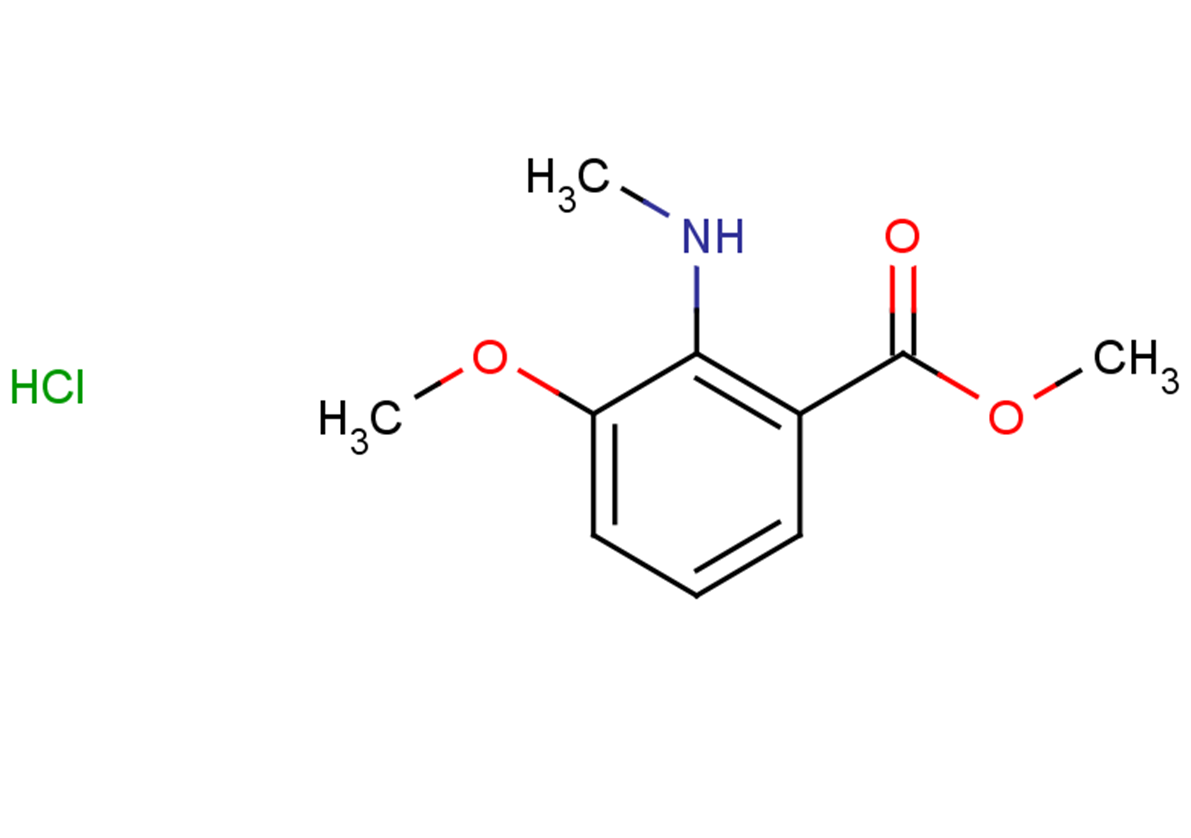 methyl 3-methoxy-2-(methylamino)benzoate hydrochloride