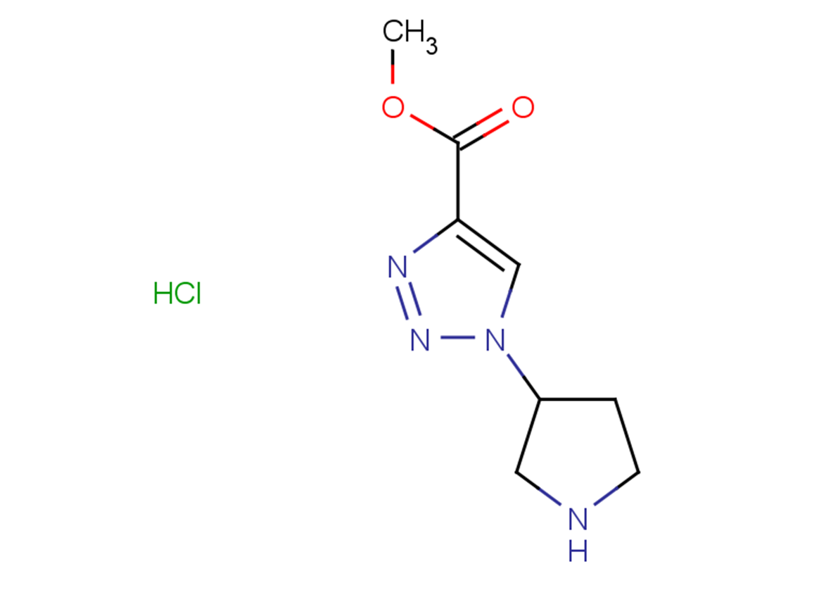 methyl 1-(pyrrolidin-3-yl)-1H-1,2,3-triazole-4-carboxylate hydrochloride